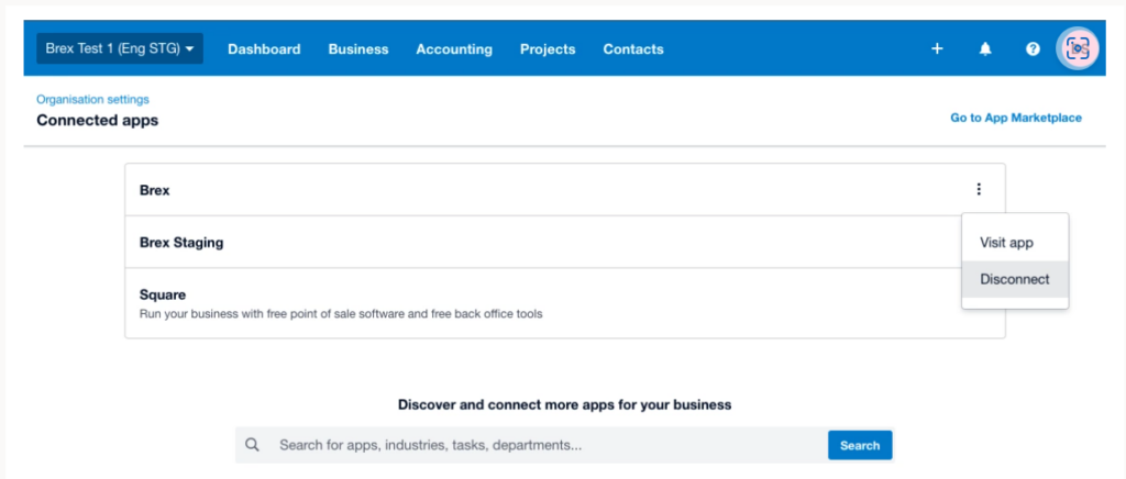 How do I disconnect my Xero account? - BF Cards Help Centre